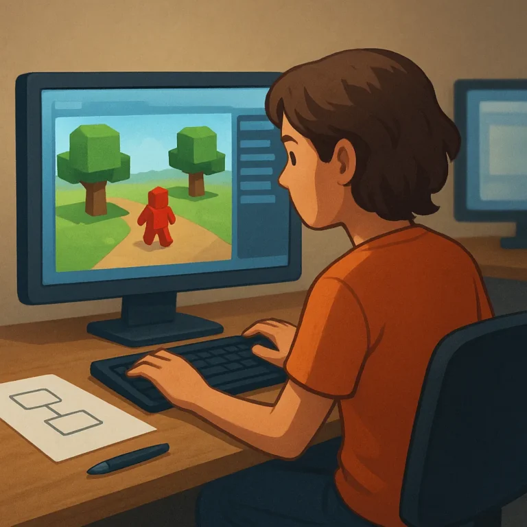 How can beginners start creating games on platforms similar to Roblox?